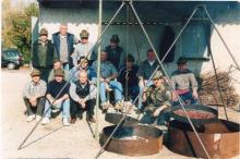 gruppo alpini alla castagnata